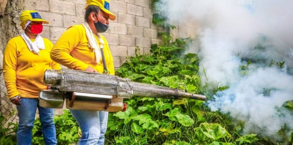 Reos apoyan en las campañas de fumigación