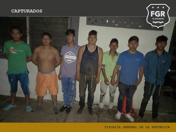 Capturan a 10 delincuentes en Sonsonate