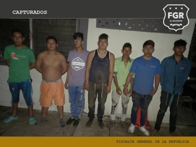 Capturan a 10 delincuentes en Sonsonate