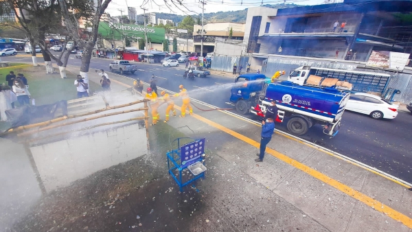 Alcaldía realiza simulacro de incendio