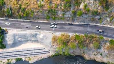 MOP concluyó obra de mitigación en el tramo de Agua Caliente