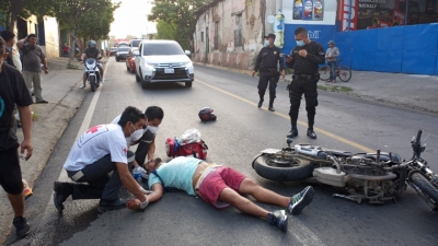 Incrementan accidentes de motociclistas