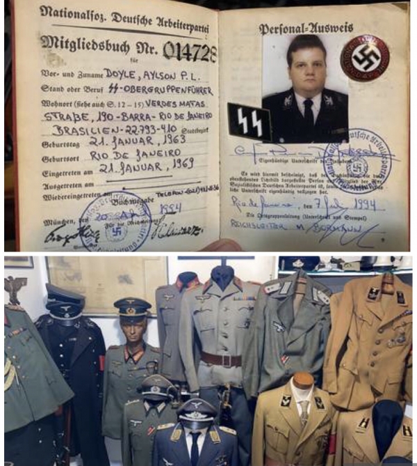 Encuentran colección de artículos y armas nazi