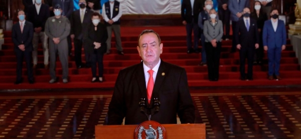 Presidente de Guatemala declara Estado de Calamidad Pública por los próximos 30 días