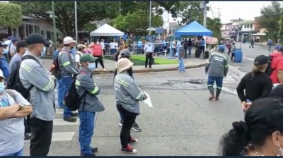 Sindicatos de la Alcaldía de Soyapango protestan por más despidos