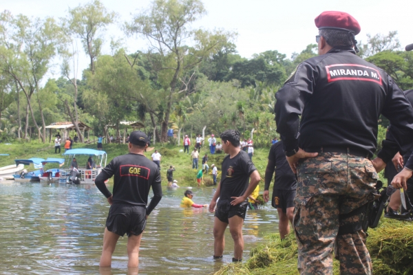 Policía muere ahogado en el Lago de Ilopango