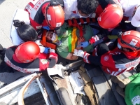 7 accidentes de tránsito y 2 rescate en playa atendidos por Cruz Roja en las últimas 24 horas