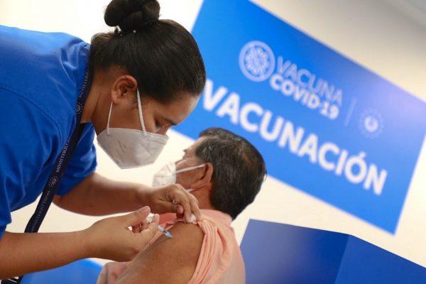El Salvador registra cerca de un 11% de inmunizaciones contra el Covid-19