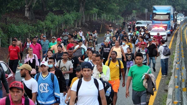 Más de mil migrantes haitianos varados en México