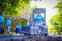 Plan Nacional de Bacheo llega a Santiago Nonualco