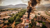 Incendio en Zona Franca, San Bartolo