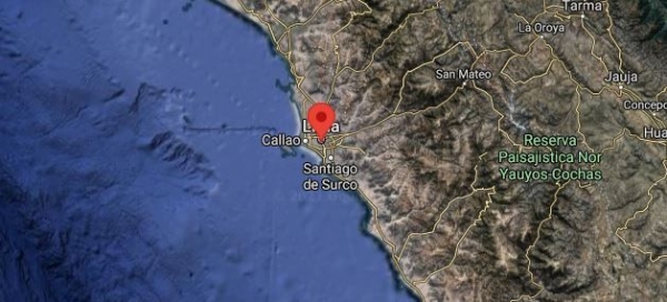 Sismo de 6 grados estremece la costa de Perú