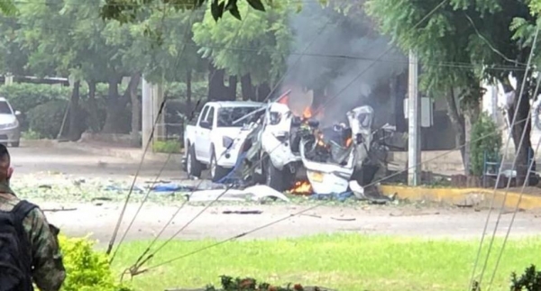 Colombia: 36 heridos por explosión de coche bomba