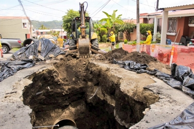 Continúan obras de mitigación en Pinares de Santa Mónica