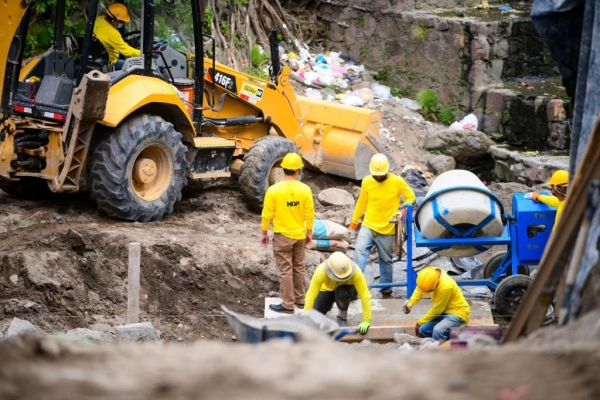 Priorizan obras de reparación en zonas de peligro