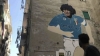 Nueva estatua de Maradona en Nápoles