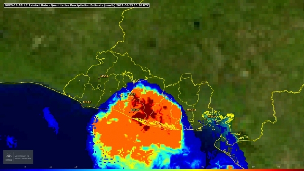 Onda tropical incrementará las lluvias para este miércoles