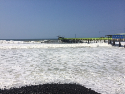 Advierte de fuerte oleaje en principales playas