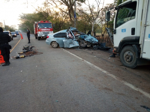 Mujer muere en accidente de tránsito en San Vicente.