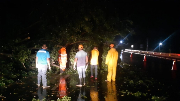 Estragos por lluvias durante el fin de semana