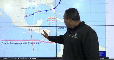 Se esperan lluvias para la tarde de este viernes