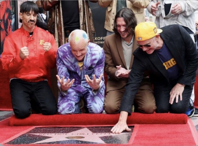 Red Hot Chili Peppers tienen su estrella en el Paseo de la Fama