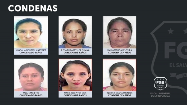 Mujeres extorsionistas condenadas a cuatro años de prisión